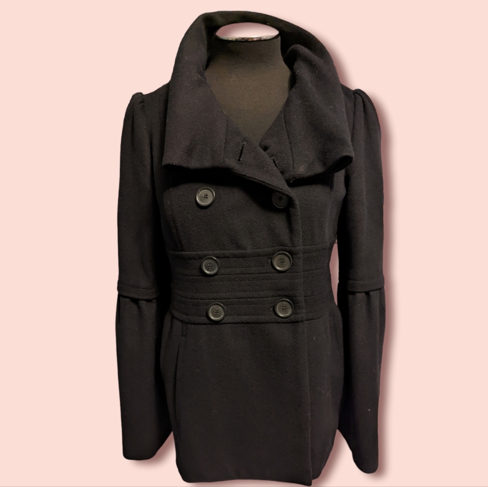 Loft winter double breasted pea / car coat